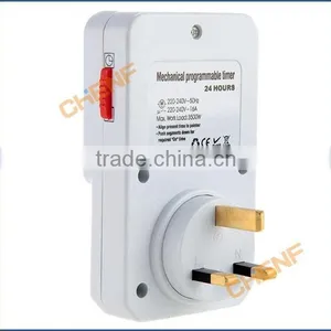Hot Sell 13A UK Type 24 Hours Mechanical Timer Socket thumbnail-4