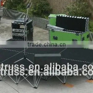Alminum Instellistage, Drum Riser Stage, Mobile Stage, Folding Stage for School Stage Events thumbnail-1