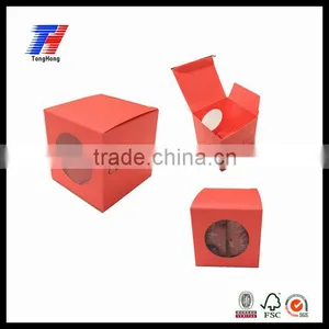 Factory Direct Sale Custom Recycled Small Cute Folding Box,creative Paper Packaging Box With Window thumbnail-1