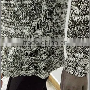 Slub Yarn,malange Effect,ladies' Pullover thumbnail-3