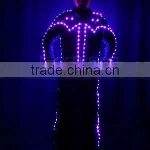 LED Light Street Dance Costume, Wireless DMX512 Flash Dance Costume thumbnail-5