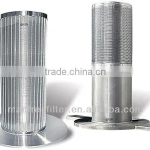 304 and 316 Stainless Steel Wedge Wire Cylinder Filter Element thumbnail-1