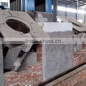 China Smelting Furnace 1tons up to 1200.C to Melt Brass thumbnail-3