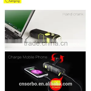 2016 New Arrival Easy Operation Rechargeable Radio Hand Crank AM/FM Radio With Emergency LED Flashlight Torch for Outdoor thumbnail-6