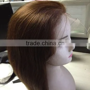 Thick Human Hair Wig Human Hair Thin Skin Top Lace Wig Brazilian Body Wave Full Lace Wig thumbnail-1