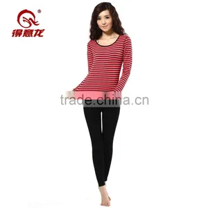 Custom Woman's Clothes Ladies Sexy Thermal Underwear Made in China thumbnail-1