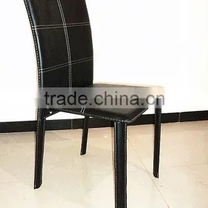 Modern Black Leather Chair thumbnail-2