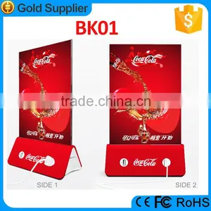 2016 Advertising Portable Power Bank 20000Mah,Mobile Power Bank 10000Mah,Menu Holder Restaurant Power Bank Charger thumbnail-1