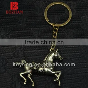 Promotion Item New Souvenir Keychain Hardware Products Horse Keyring thumbnail-1