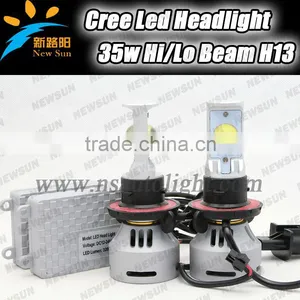 Car Led Kit Led Conversion Kit 360 Degree C Ree Led Chip H13 Led Headlight With High Low Beam thumbnail-1