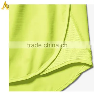 High Waist Band Polyester Sport Wholesale Women Running Shorts thumbnail-3