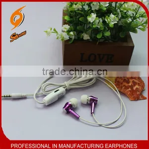 Matel Earphone for Mobile Phone,Fashionable Earphone With Mic thumbnail-5