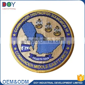 Wholesale High Quality Customized Designed Washable Eco-friendly Garment Fabric Embroidery Badges thumbnail-1