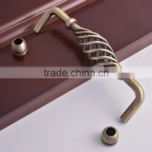 Popular Classical Nest Shaped Bird Cage Type Zinc Alloy Cabinet Knob Furniture Pull Handle thumbnail-3