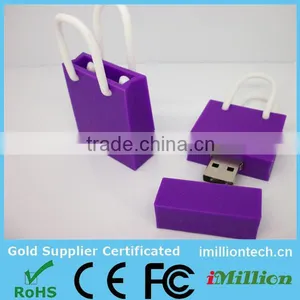 Soft Pvc Customized Design , Custom Pvc Shopping Bag Usb thumbnail-1