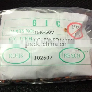 50V Yellow Ceramic Capacitor thumbnail-1