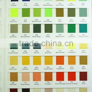 100% Polyester Grosgrain Ribbon Color Card thumbnail-1