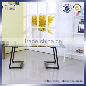 TEMPERED GLASS SIMPLE DINING TABLE COMPUTER DESK thumbnail-2