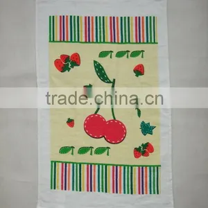 Cotton Print Tea Towel Kitchen Hand Towel Fabric Wholesale Made in China thumbnail-3