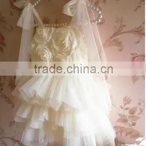 Elegant Baby Girls Party Wear Dress Good Material Baby Girls Party Wear Dress thumbnail-2