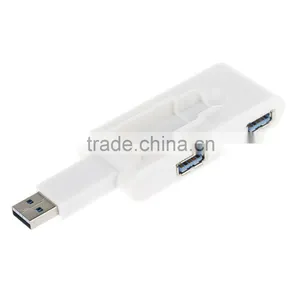 Hot Mini Rotatable 4 Ports USB Hub High Speed USB Hub Hot Sell USB 3.0 Hub Black & White Available thumbnail-6