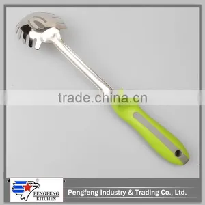 Stainless Steel Slotted Scoop With PP Handle thumbnail-3