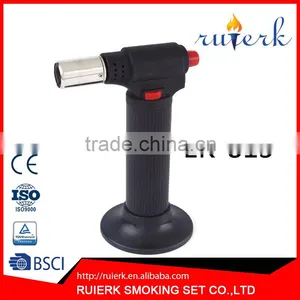 Jet Torch Gun Lighter Adjustable Flame Windproof Butane Refillable1300-C Butane Cigarette Welding Torch EK--813 thumbnail-1