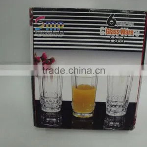 6PIECES GLASSWARE JUICE WATER GLASS CUP SET thumbnail-1