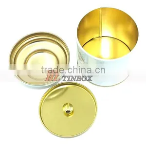Round Tea Tin Box With Special Lid Tea Can Tin Box thumbnail-3