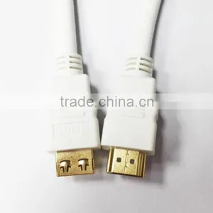 1.8M WHITE HDMI CABLE With Lock thumbnail-1