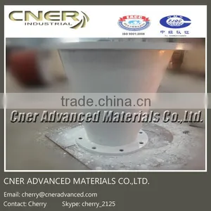 Hot Sale Alumina Ceramic Lined Cone-shaped Pipe/Tube Made In China thumbnail-1