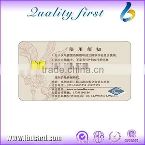 LBD PVC Blank Card Contact Smart IC Card 86x54mm Chip SLE5528 thumbnail-3