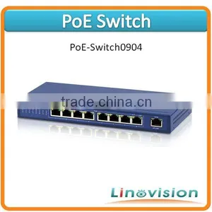 PoE-Switch0904, POE Switches Working With All POE Compatible IP Cameras (-E in the Model Name) thumbnail-1