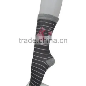 Women's Socks With Silver Jacquard thumbnail-1