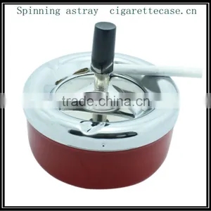 Metal Spinning Ashtray Dia 11cm Chorme Plated thumbnail-1