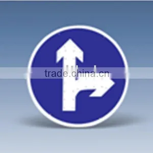 Solar Traffic Sign(Straight and Right) thumbnail-1