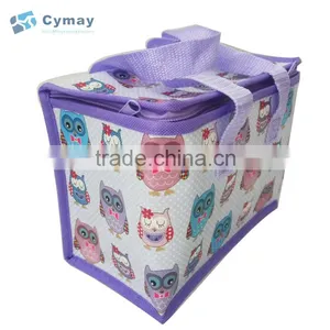 Ice Beer Can Cooler Bag for Lunch/picnic Trolley Cooler Bag With Carrier and Zipper thumbnail-1