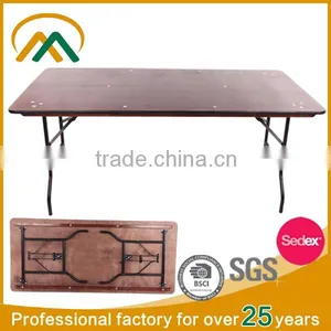 Wholesale Rectangle Wooden Table Folding Table for Wedding KP-BT004 thumbnail-1