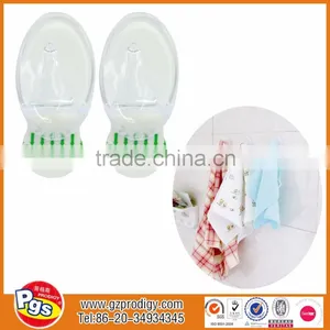 Hot Selling Self-adhesive Removable Plastic Wall Clothes Hanger Hooks thumbnail-1