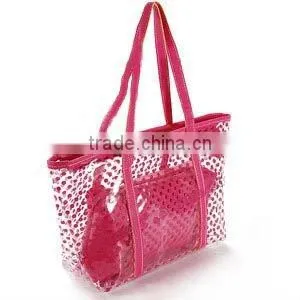 2013 Pvc Beach Handbag /pvc Bags/plastic Bags/cosmetic Bags thumbnail-1