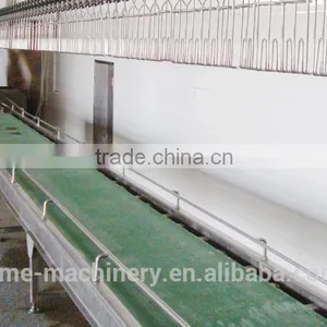 Livestock Poultry Slaughter Machine Living Poultry Cage Automatic Conveyor Butcher Equipment of Chicken Slaughter Line thumbnail-4