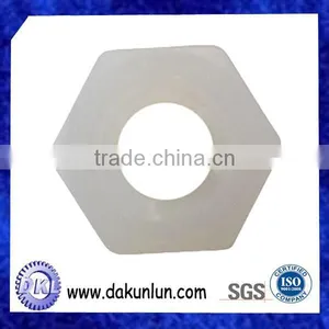 Customized White Plastic Hex Nut thumbnail-2