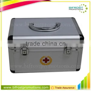 Heavy Duty Portable Emergency Medical Aluminum First Aid Kit Box thumbnail-1