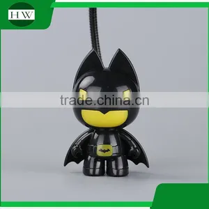 Plastic Decorative Batman Eye Protection Usb Rechargeable Led Study Reading Desk Table Night Light Lamp thumbnail-3