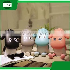 Plastic Cartoon Sheep Usb Charging Charge Led Reading Desk Table Lamp Light thumbnail-1