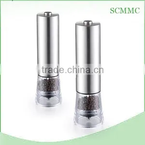Electrically Powered Stainless Steel Pepper Mill thumbnail-1