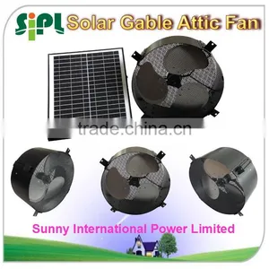 Vent Goods Solar Panel Exhaust Roof Fan Working Day & Night DC Fan for Roofing Greenhouse ( Exhaust Fan) thumbnail-3