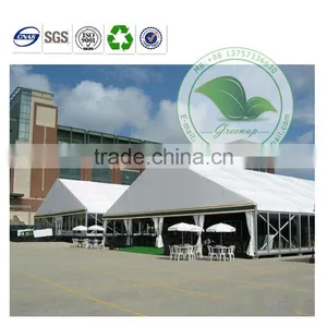 White Plastic Tarpaulin Wall Cover Welding Offer For Event Tent thumbnail-1