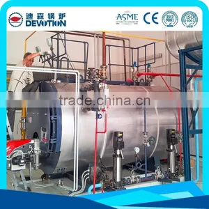 500-6000kg/h Fire Tube 3 Pass Wet Back Type Oil Fired Steam Boiler thumbnail-2