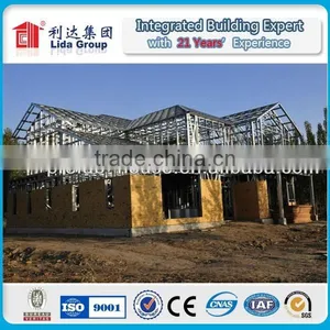 Anti-seismic Light Steel Structure Prefabricated House/Quick Installation Prefab Villa thumbnail-3